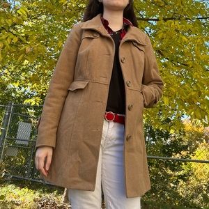 Caramel Brown Trench Coat